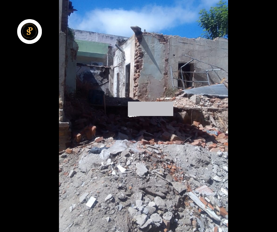 PELIGRO POR DERRUMBE